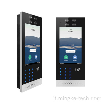 Sistema di sicurezza per la casa del telefono della porta del display LCD